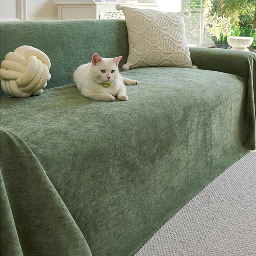 Plush Waterproof Sofa Cover