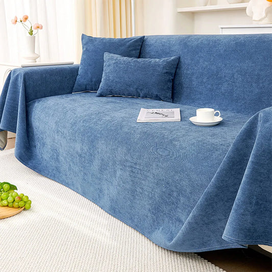Plush Waterproof Sofa Cover