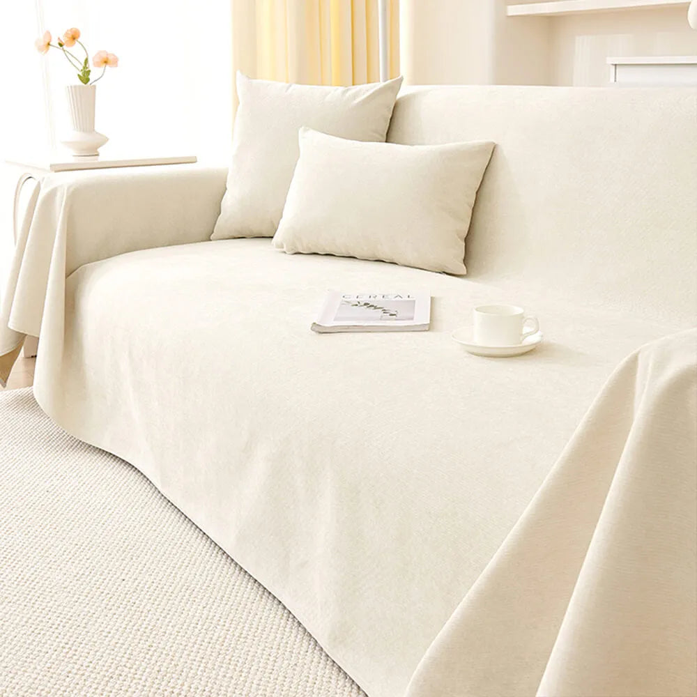 Plush Waterproof Sofa Cover